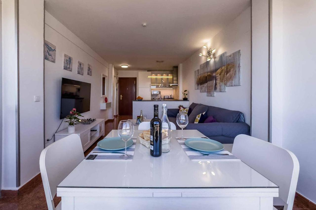 Apartamento Acogedor, Terraza, Piscina Y Mar Benalmádena Exteriör bild